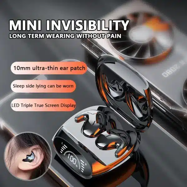 Xiaomi Sleep Invisible Headset Hidden Noise Cancel Waterproof Wireless Bluetooth Earphone Earbuds Sports Stereo Bluetooth 5.3 - Image 4