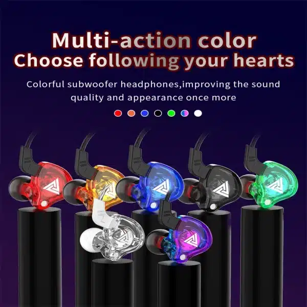 2024Newest QKZ AK6 Series 3.5mm In-Ear Earphone with Box Game Headset HIFI Bass Noise Cancelling Earbuds With Mic - Image 3