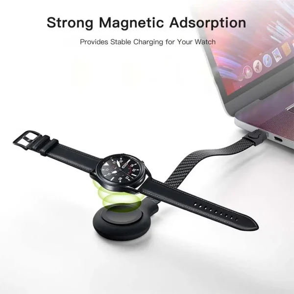 Bonola Braided Lanyard Watch Charger USB Type C for Samsung Galaxy Watch Ultra 7 6 5 Portable Magnetic Wireless Watch Chargers - Image 2