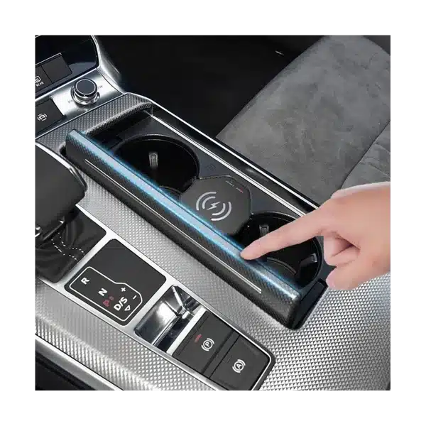 Wireless Charger for Audi A6 A7 S6 S7 C8 2019-2023 Cigarette Lighter Car Charger 15W Car Mobile Phone QI Fast Charging - Image 3