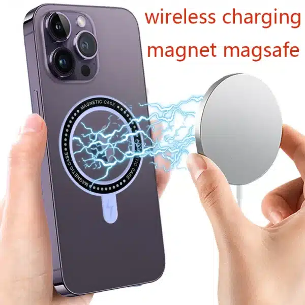 Suitable for Apple Magsafe Magnetic Suction Charging Mobile Phone Back Sticker Wireless Charging and Attracting Magnetic Sheet - Image 3