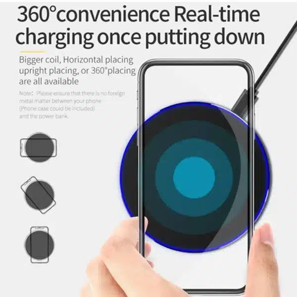 100W fast Wireless Charger For iPhone 16 15 14 Pro Xs Max Mini Xr Induction Fast Charging Pad For Samsung S22 S21 S8 S9 S10 Note - Image 6