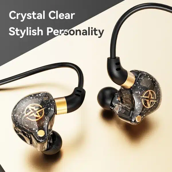 BX-02 HiFi Wired Earphone Bluetooth-compatible 5.0 Headphone with Microphone Bass Noise Cancelling Headset Sport Running Earbuds - Image 3