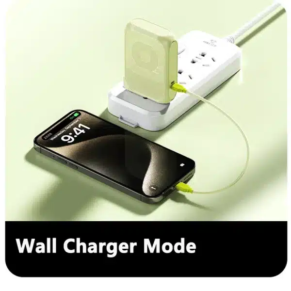 20000mAh Magsafe Power Bank 22.5W Fast Charging Powerbank with Cable AC Plug Wall Charger for iPhone 15 Xiaomi Samsung Poverbank - Image 6