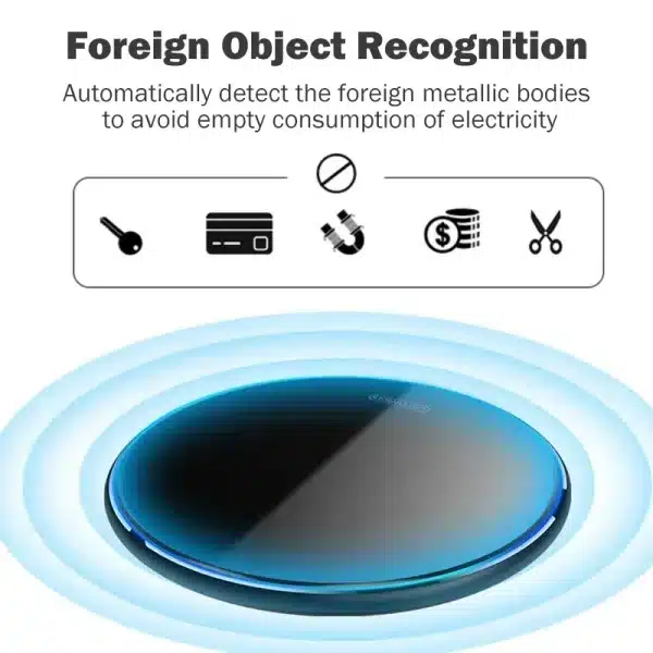 15W Fast Wireless Charging Pad for Google Pixel 8a 7a 8 7 6 Pro Wireless Charger Charging Indicator with Case - Image 5