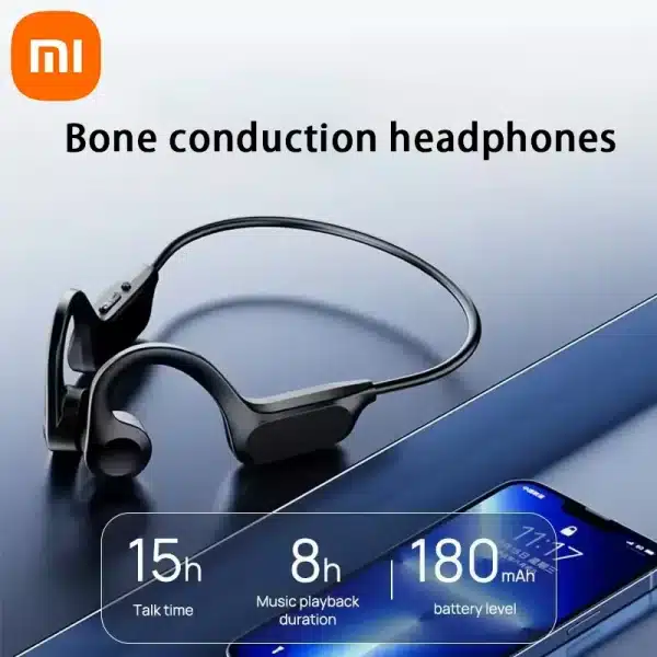 Xiaomi Bone Conduction Wireless Earphone Sport Swimming Bluetooth Compatible Headphone Hand-free With Mic For Sports X7 Earbuds - Image 2