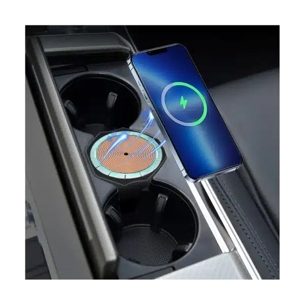 Wireless Charger for Audi A6 A7 S6 S7 C8 2019-2023 Cigarette Lighter Car Charger 15W Car Mobile Phone QI Fast Charging - Image 4