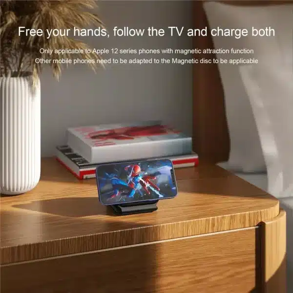 15W 3 in 1 Wireless Charger Stand Foldable for iPhone 14 13 12 Pro Max Airpods iWatch 8 7 Fast Charging Dock Station - Image 2