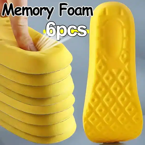 New Soft Latex Memory Foam Insole Unisex Sport Running Foot Support Shoe Pad Orthopedic Feet Care Insert Massage Elastic Cushion