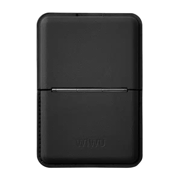 WiWU Magnetic Wallet with Stand for iPhone 16 15 14 13 12 PU Leather Card Slot Pop-up Function Mobile Phone Bracket Max 3 Cards - Image 2