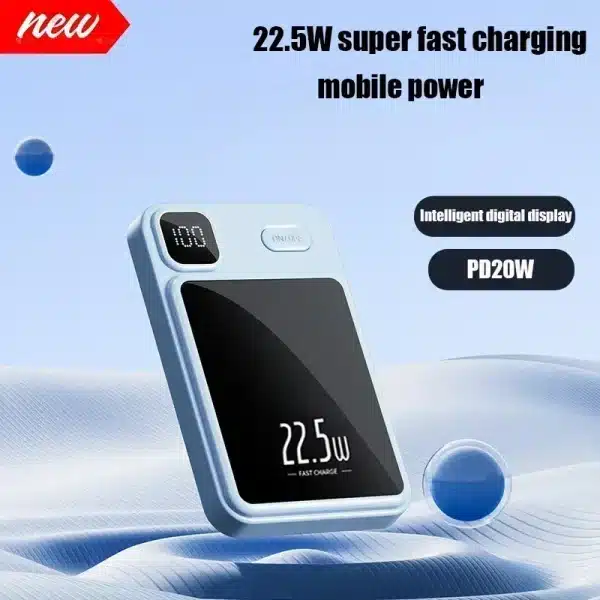 Macsafe 20000mAh Magnetic Wireless Charger Power Bank Fast Charging for iPhone 14 13 12 11 Samsung Huawei Xiaomi Mini Power Bank - Image 3