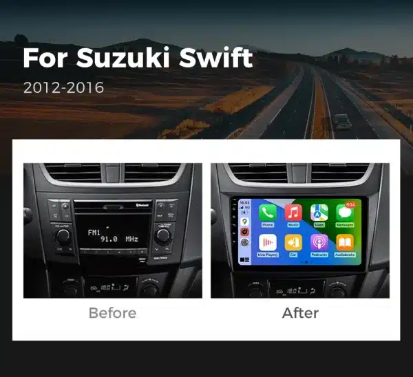 Android 14 Car Radio For Suzuki Swift 4 2011-2017 Wireless Carplay Auto Radio Multimedia Player 4G Wifi GPS DSP 48EQ 2din - Image 2