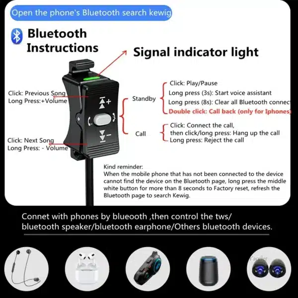 Motorcycle Phone Holder 15W Wireless Charger & USB C 36W Fast Charging Motorbike Handblebar Mirror Mount With Vibration Dampener - Image 6