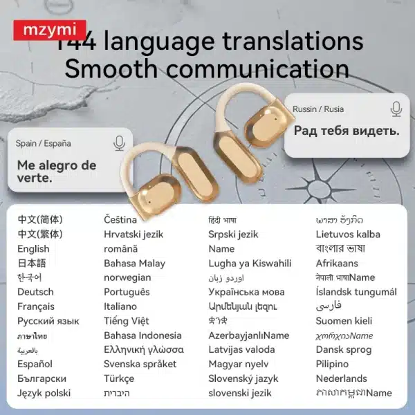 mzymi M62 Wireless Earbuds Hifi Sound Bluetooth 5.3 Headphones Over-Ear Headset Waterproof TWS Earphones With Mic For XIAOMI - Image 2