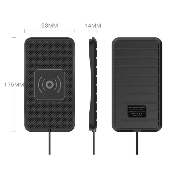 15W Wireless Car Phone Charger Fast Charging pad mat For iPhone 12 13 14 15 Pro XS Max Samsung Xiaomi Huawei Smartphone Charger - Image 2