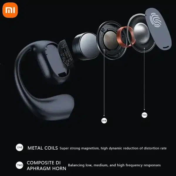 Xiaomi Bone Conduction Earphones Bluetooth 5.3HiFi 9D Stereo Noise Reduction Headset Waterproof Earbud Outdoor Wireless Headset - Image 4