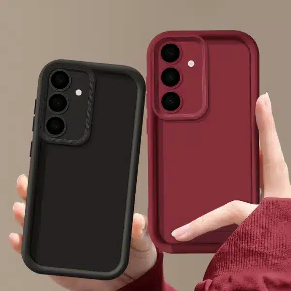 Candy Color Phone Case For Samsung S24 S23 S22 Ultra Plus S21 FE A14 A34 A15 A35 A52 A53 A54 5G Shockproof Soft Silicone Cover - Image 2