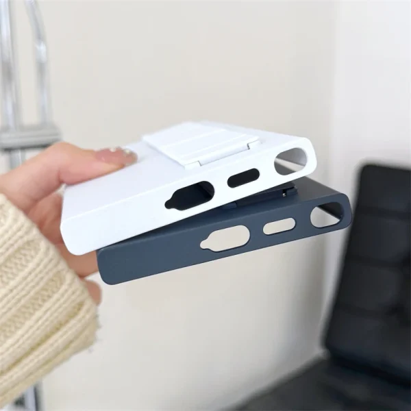 Handheld Silicone Elastic Wrist Strap Hard PC Phone Case For Samsung Galaxy S24 S23 Ultra S24 Plus Matte Clear Shockproof Cover - Image 5