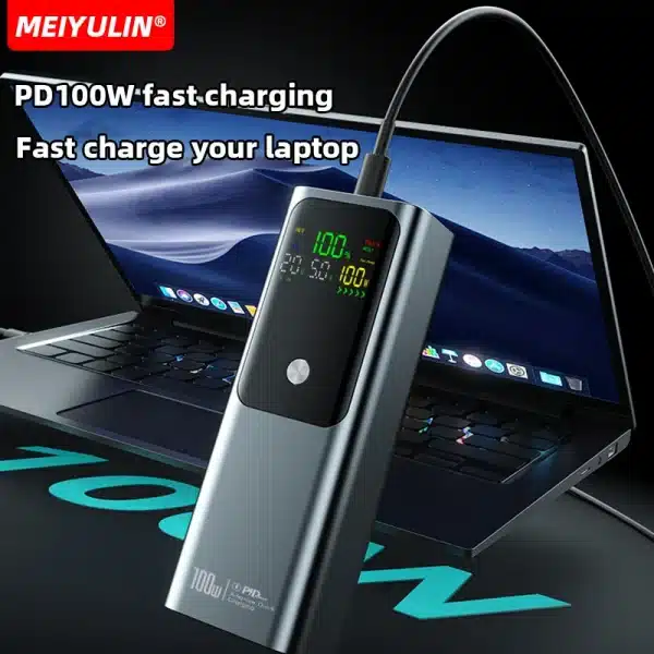 Large Capacity 20000mAh Power Bank Portable 100W USB C Fast Charging Mobile External Battery For iPhone 16 Samsung Xiaomi Laptop - Image 3