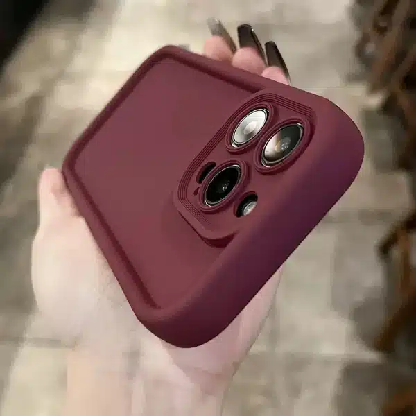Silicone Case For iphone 15 14 13 12 11 Pro XS Max Mini XR X 8 7 6 6S Plus SE 2020 Soft Camera Lens with Screen Protector Cover - Image 2