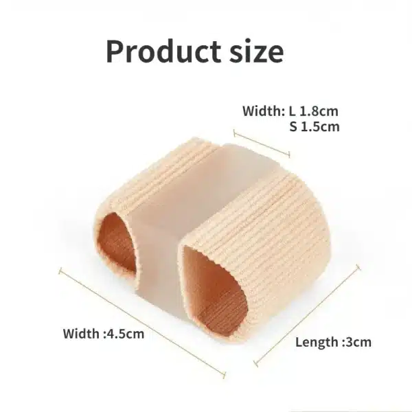 1Pair Silicone Toe Straightener Soft Skin Hammertoe Corrector Relieve Foot Pain Toe Separator Suitable For Hallux Valgus Bunion - Image 6