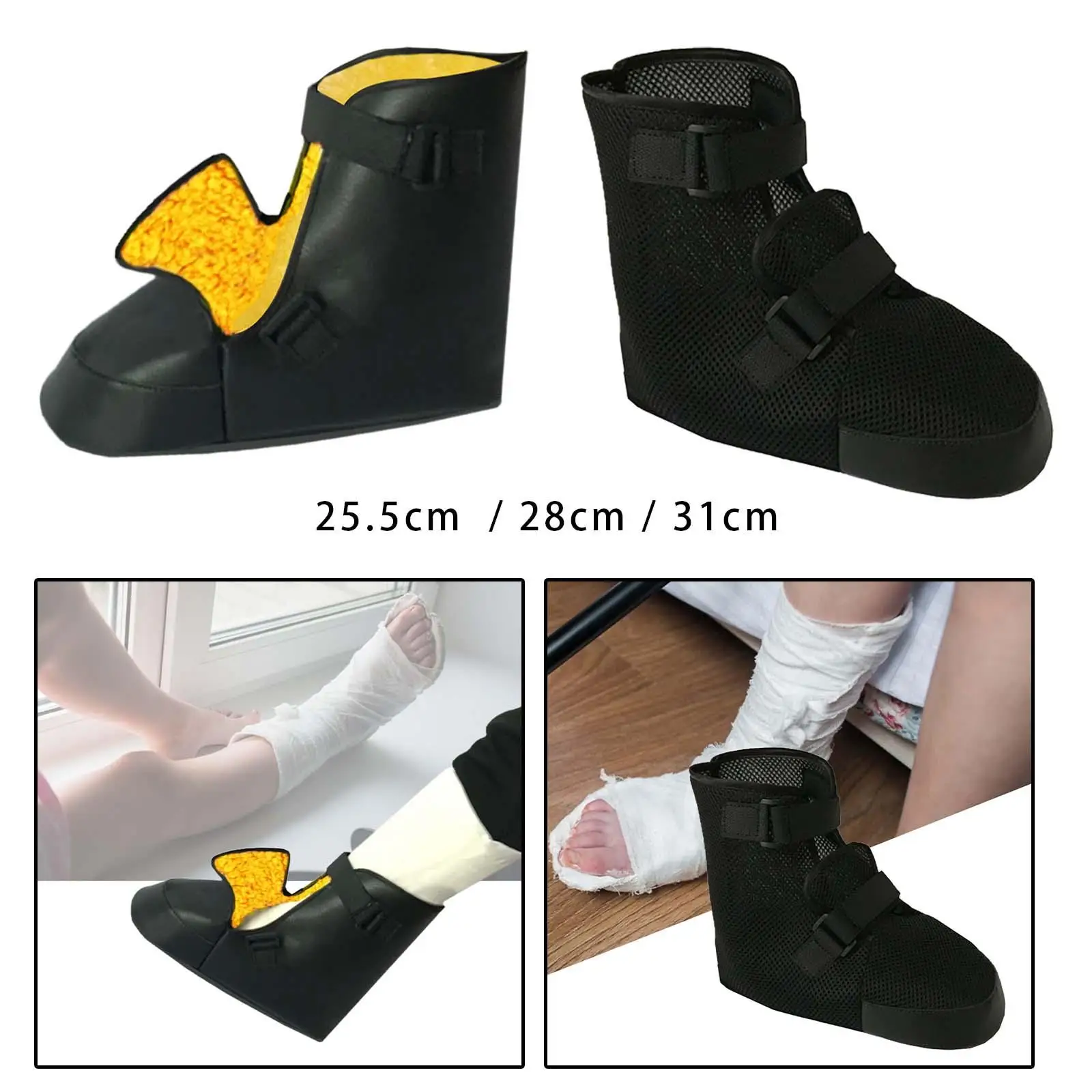 Toe Orthopedic Support Brace Post OP Shoe Plaster Cast Shoe for Post
