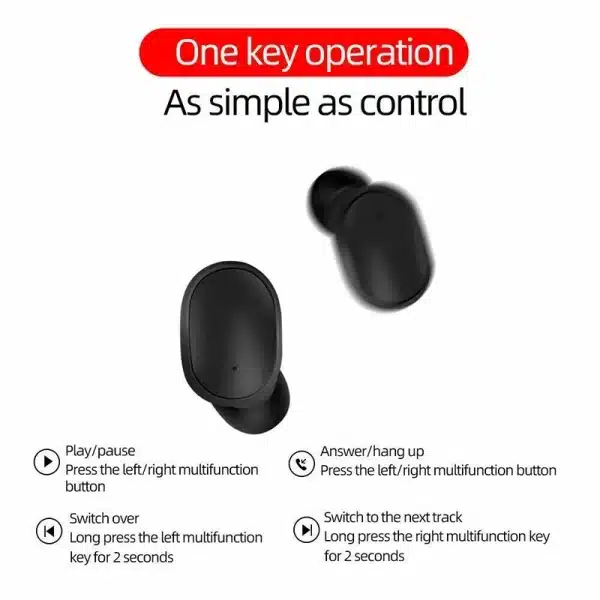 E6S TWS Wireless Headphones Bluetooth Earphone 5.0 Stereo Headset Earbuds with Microphone for Iphone Xiaomi - Image 5