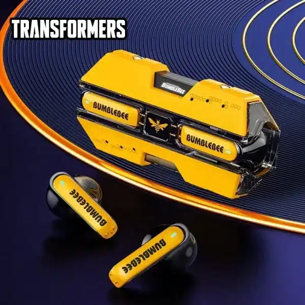 Transformers TF-T01 TWS Earphones Bluetooth 5.3 Bumblebee Wireless Earphone HIFI Stereo Headset Gaming Music Dual Mode Earbuds - Image 3