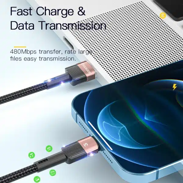 Essager Fast Charging For iPhone Usb Cable 11 12 13 14 15 16 Pro Max Mini Xs Xr X 8 7 6 Plus 2.4A Wire For iPhone Charger Cord - Image 6