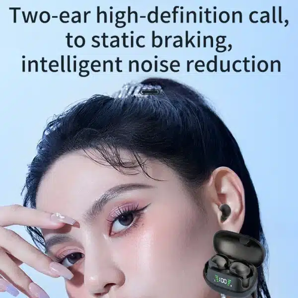 Mini Invisible Sleep Earphones Bluetooth 5.3 Headphones Wireless Earbuds with Mic HiFi Stereo Noise Reduction Waterproof Headset - Image 6