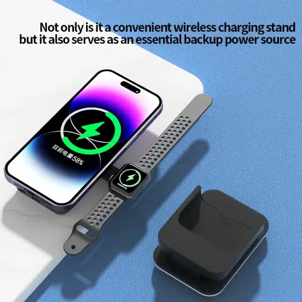 New Portable 5 in 1 5000mah Power Bank & Folding Magnetic Wireless Charging Station for Iphone 15 14 13 Support iWatch 9 Series - Image 6