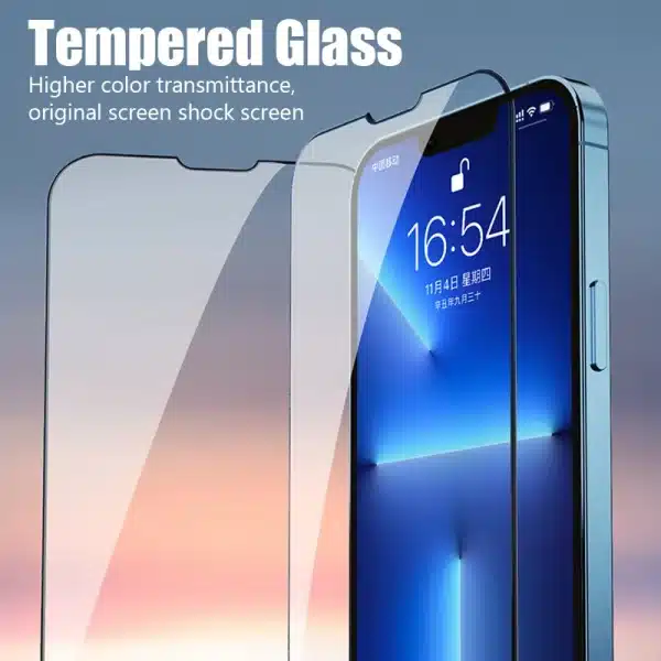 3PCS Tempered Glass for iPhone 15 14 13 12 11 16 Pro Max Mini Screen Protector for iPhone X XS Max XR 7 8 14 15 Plus SE 2020 - Image 2