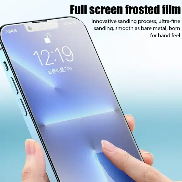 2PCS Matte Tempered Glass For iPhone 11 12 13 14 15 16 Pro Max Glass For iPhone 14 15 16 Plus Glass Screen Protector Film - Image 2