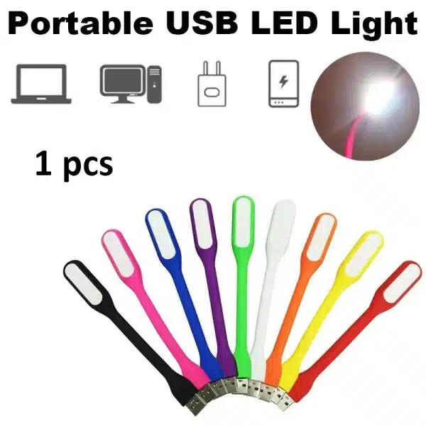 1 PCS Mini 5V USB LED Light Portable Eye Protection Night Lights Bendable Table Lamps Reading Lamp For Power Bank Laptop - Image 2