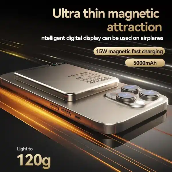 2024 Wireless Power Bank Magnetic 10000mAh For iPhone 15 14 13 Magsafe Phone Recharger Portable External Battery Fast Charge - Image 5