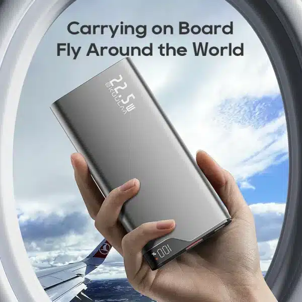 KUULAA 10000mAh Power Bank 22.5W Fast Charging External Battery Portable Charger PowerBank For iPhone 16 15 14 13 Xiaomi Samsung - Image 3