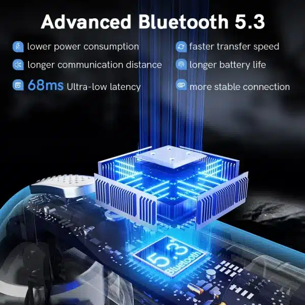 NEW QCY T20 Bluetooth 5.3 TWS Wireless Earphones 68ms Low Latency Earbuds 13mm Driver HIFI Headphones 4 Mics+ENC HD Call - Image 3
