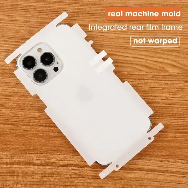 1-2Pack Back Screen Protector Side Film For iPhone 15 14 Pro Max Plus 12 13 Back Body Wrap Rim Full Protection Border Sticker - Image 4
