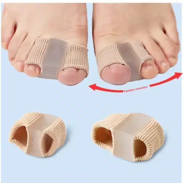 Toe Separator Gel Bunion Corrector Silicone Gel Thumb Corrector Foot Toe Hallux Valgus Protector Finger Straightener Sleeve Tube - Image 2