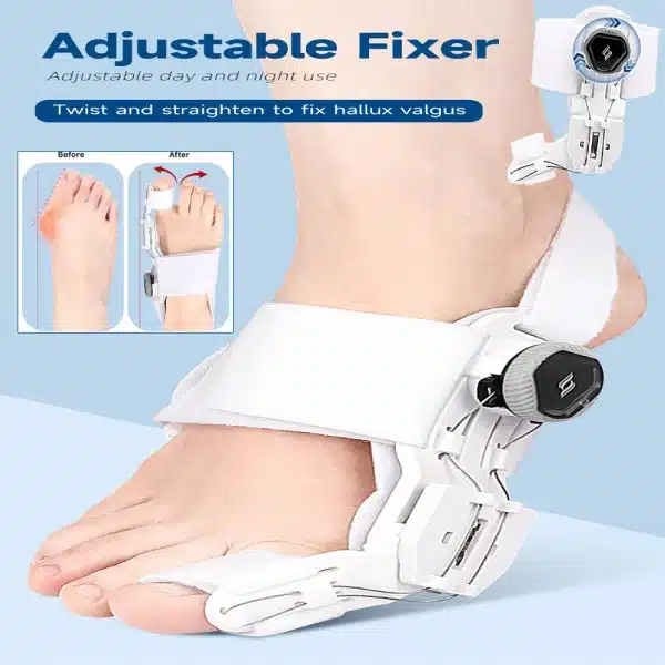 Bunion Corrector Unisex Foot Hallux Valgus Braces Rotatable Toe Separator Straightener Adjustable Pedicure Finger Toe Corrector - Image 4