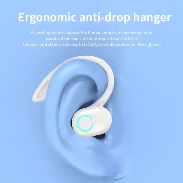 VAORLO Bluetooth 5.2 Earphone Waterproof Wireless Headphone With Mic Mini Ear Hooks HiFi Stereo Music Sport Earbuds For Phone - Image 5