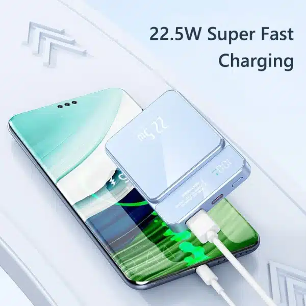 Magnetic Power Bank 20000mAh 15W Wireless Fast Charger for iPhone 15 14 13 12 Samsung S23 S22 Xiaomi Portable Battery Powerbank - Image 5