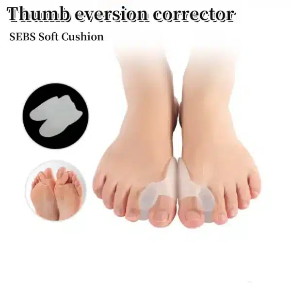 Silicone Gel Thumb Corrector Bunion Foot Toe Hallux Valgus Protector Separator Finger Straightener Adjuster Foot Care Tool 2PCS - Image 4