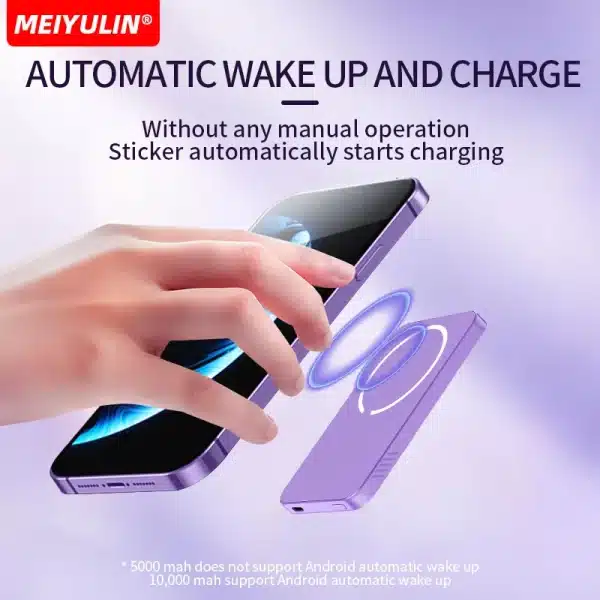 Portable Magnetic 10000mAh Power Bank Wireless Fast Charging 22.5W External Battery 5000mAh Slim Metal Powerbank For iPhone - Image 6