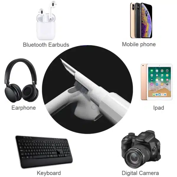 Bluetooth Earphones Cleaning Tool for Airpods Pro 3 2 1 Earbuds Case Cleaner Kit Cleaning Brush Pen for Xiaomi iPhone Earbuds - Image 6