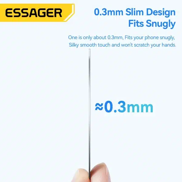 Essager 2PCS Magnetic Metal Ring for Magsafe iPhone 15 14 13 12Pro Android Phones Plate Sticker Rings For Wireless Charger Stand - Image 5