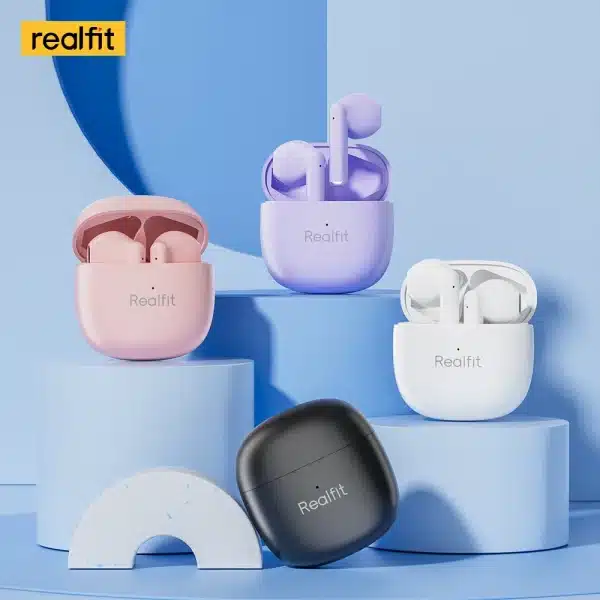 Realfit F1 Bluetooth Earphone Excellent HIFI Quality TWS Wireless Earbuds Wholesale for realme xiaomi - Image 2