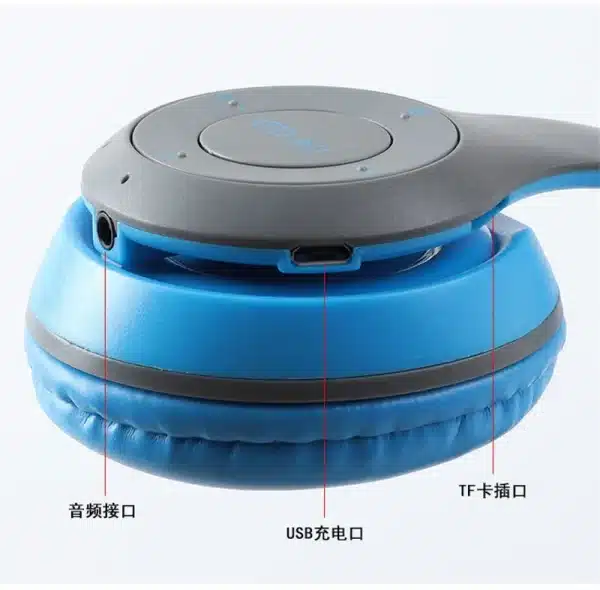 Xiaomi Wireless Headphones Foldable HIFI Headset Noise Cancelling Earphone with Mic USB Adaptor For iPhone Game P47 Earbuds - Image 3