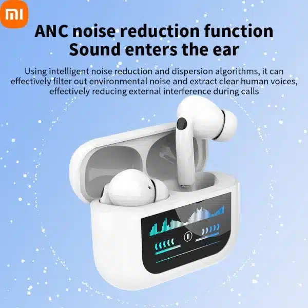 Xiaomi Mijia G4 ANC Wireless Earbuds LED Screen Noise Cancelling Bluetooth Headphones Sports earphones With Mic For Android iOS - Image 4