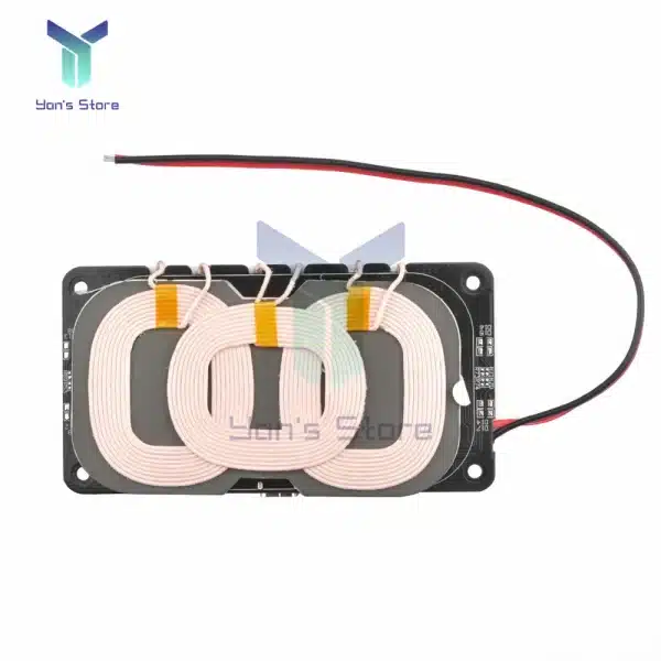 20W Type-C for Qi Wireless Charger Transmitter Module Circuit Board with 3 Coil 12V 24V For DIY Car Outdoor Power Supply - Image 5